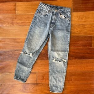 Wild Fable Ripped Knees Mom Jeans